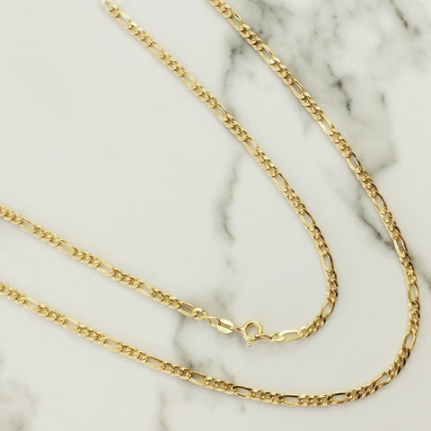 Cadena 3x1 - Figaro 60cm /2.06/gr ID: 3019 ID: 3061