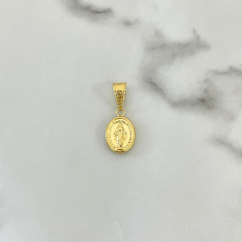 Dije medalla Milagrosa 1.8cm / 0.52/gr ID: 2884