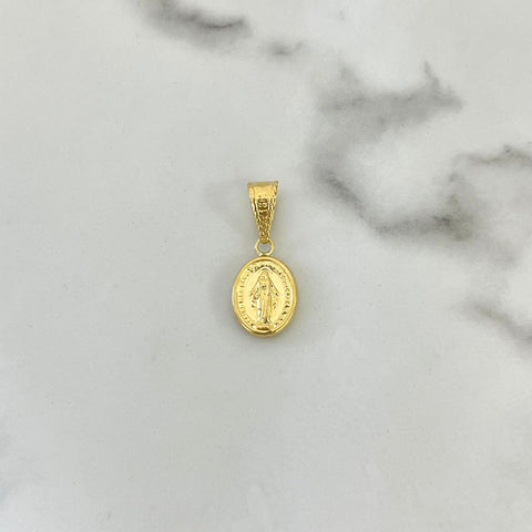 Dije medalla Milagrosa 1.8cm / 0.52/gr ID: 2884