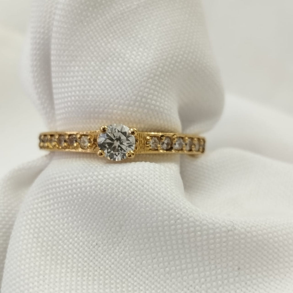 Anillo Solitario Talla7-1/4 2.59gr ID: 696