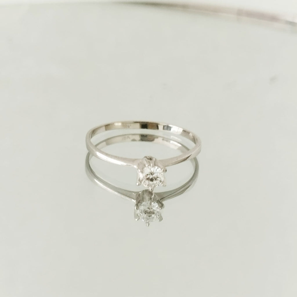 Anillo en oro blanco T7 1.07gr ID: 1178