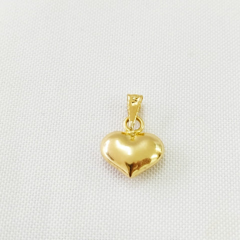Dije Corazón inflado 1.8cm / 0.54/gr ID: 1986