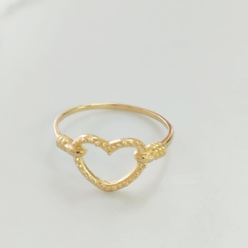 Anillo corazon mate T6 /1.25/gr ID: 2320