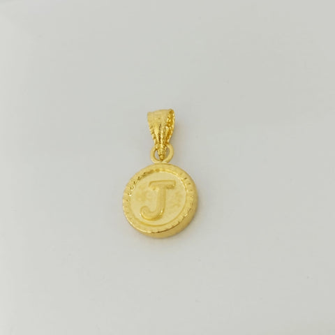 Dije Letra J Diamantada 1.5cm /0.46/gr ID: 2452