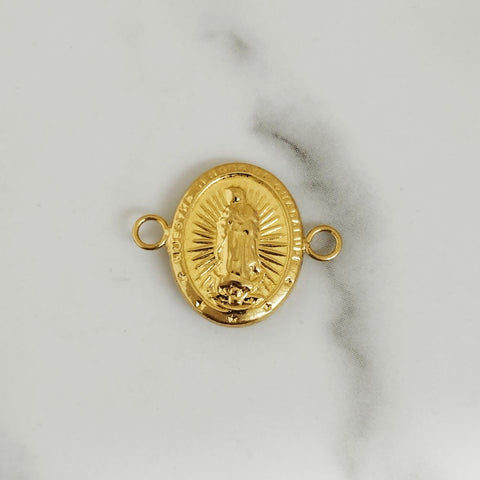 Herraje Virgen Guadalupe Diamantada 1.7cm /0.72/gr ID: 2695