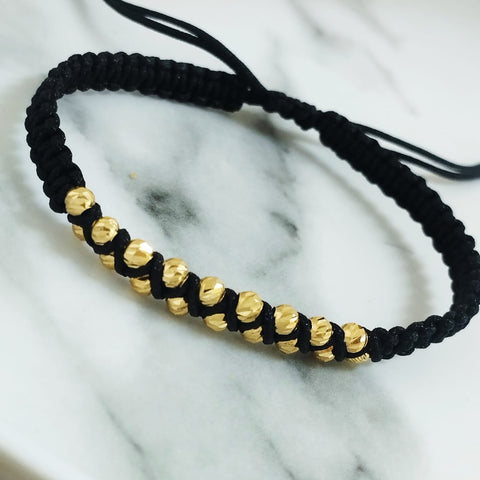 Pulsera Tejida Con 20BD 4mm 2BD3mm ID: 2814