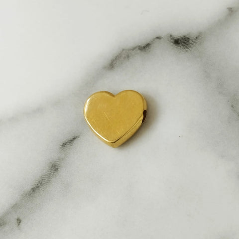 Herraje Corazon Liso 1cm /0.35/gr ID: 2825