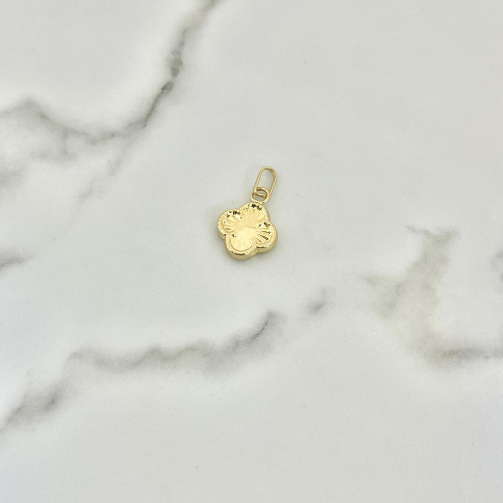 Dije trébol 1cm /0.43/gr ID: 2901