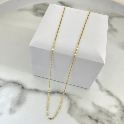 Cadena Aro seguido Italy 45cm / 1.30 / gr ID: 2924