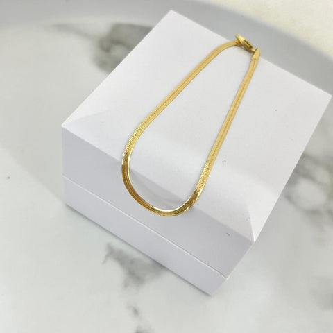 Pulso serpiente Italy +2 16cm broche pico de loro / 1.63 / gr ID: 2917