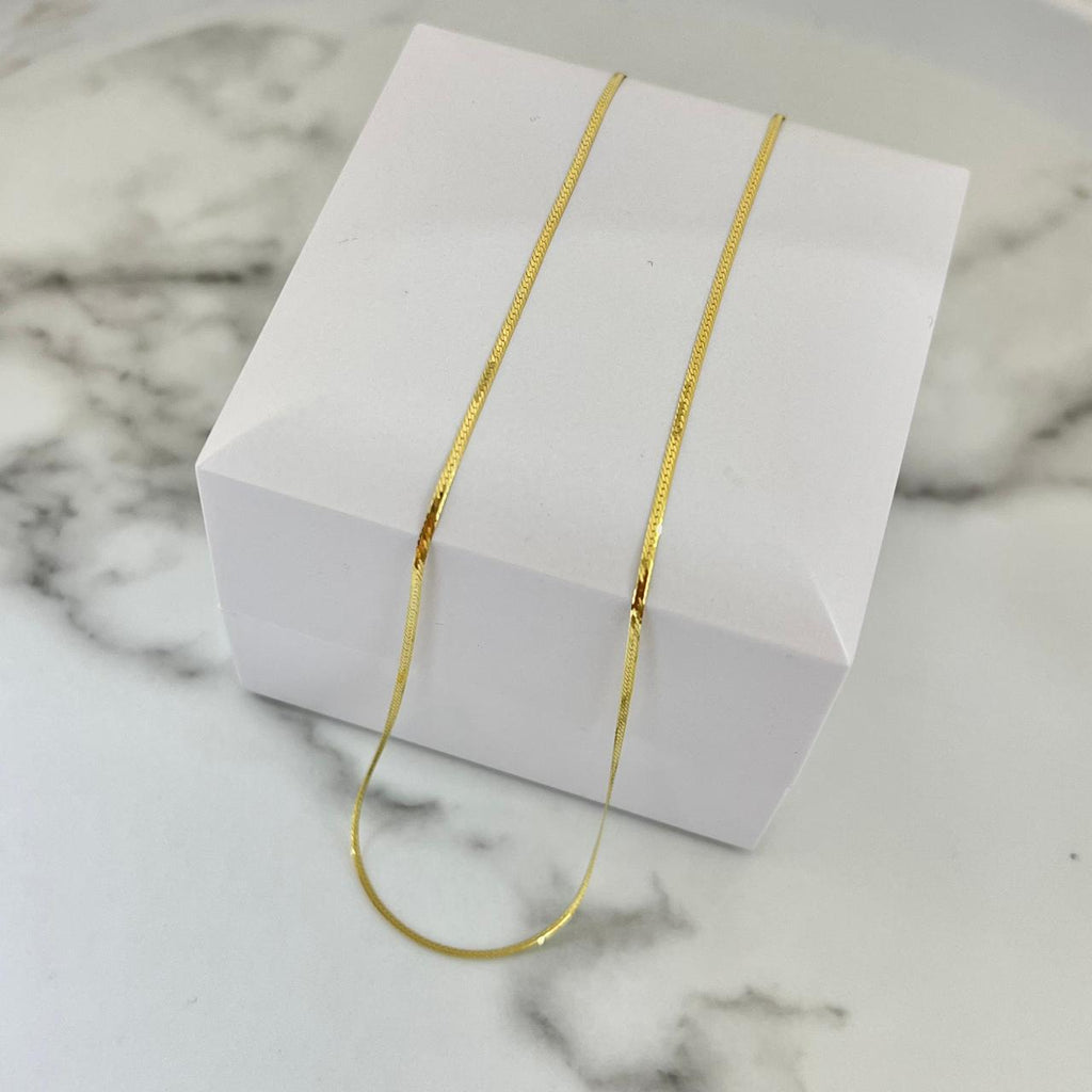 Cadena mini espejo Italy +4 45cm / 1.22 / gr ID: 2930