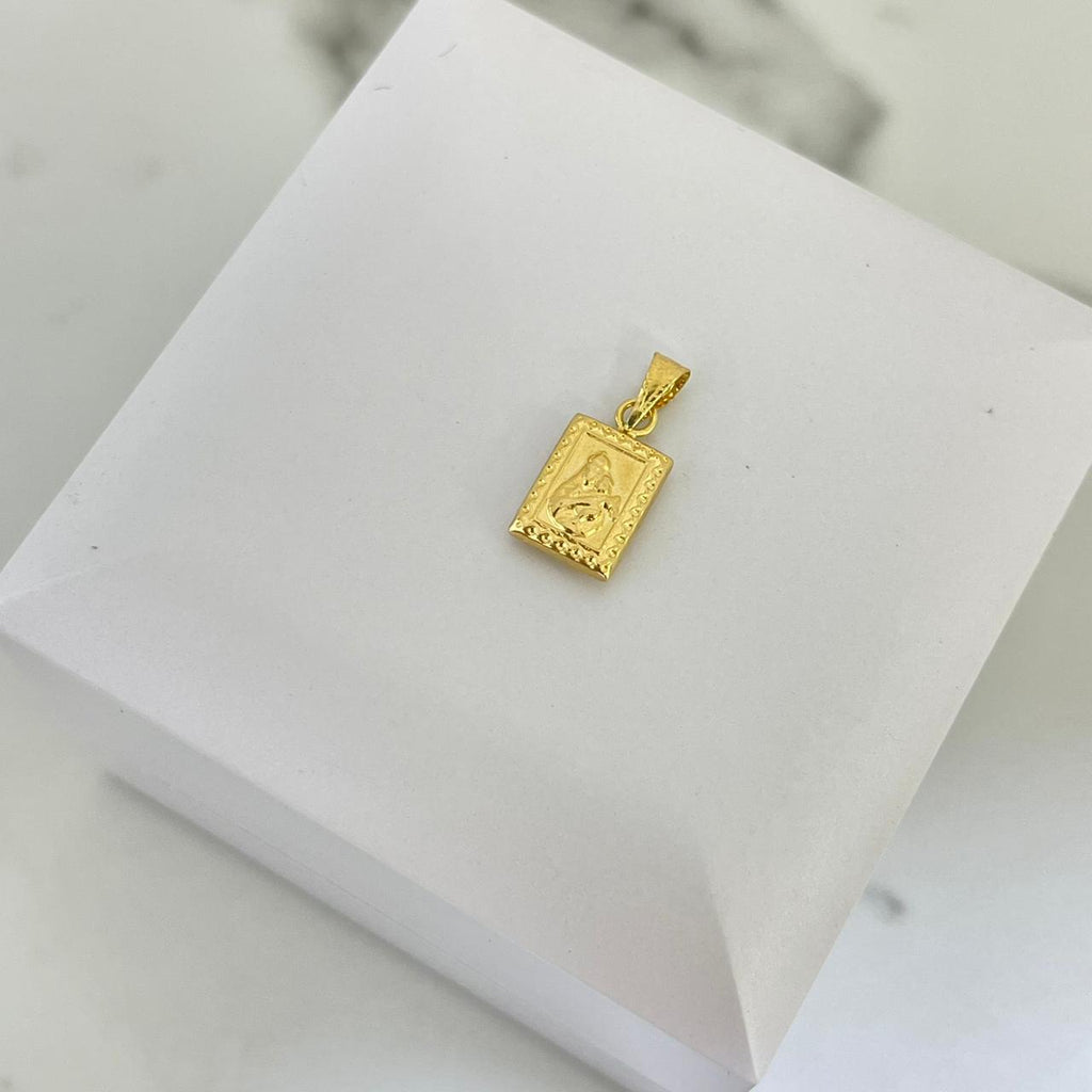 Dije Sagrado Corazon De Jesus y Virgen Del Carmen 1.5cm /0.53/gr ID: 2961