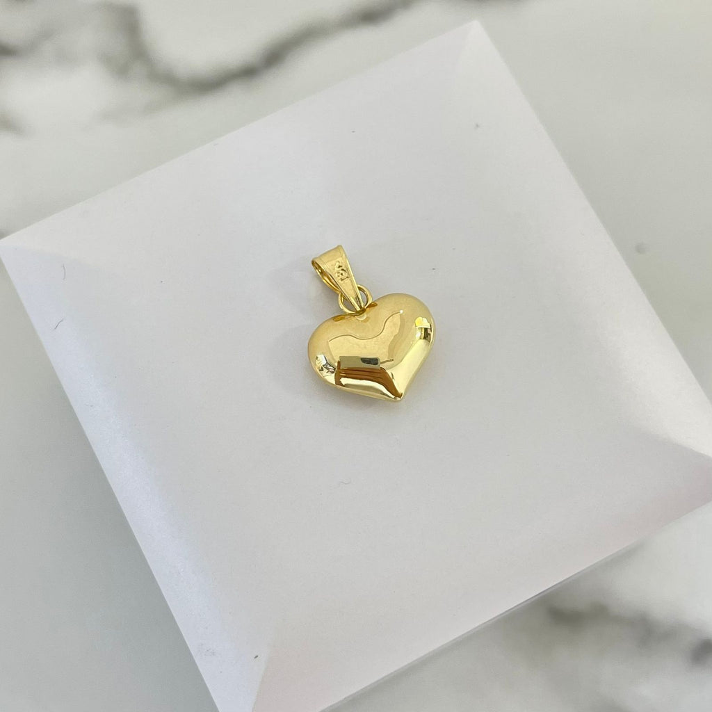 Dije Corazón Inflado 2.3cm / 1.7/gr ID: 2632 Ref: 2632