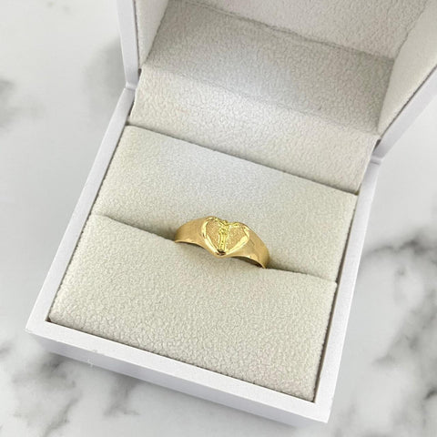 Anillo Corazon Cristo T9 /1.64/gr ID: 3005