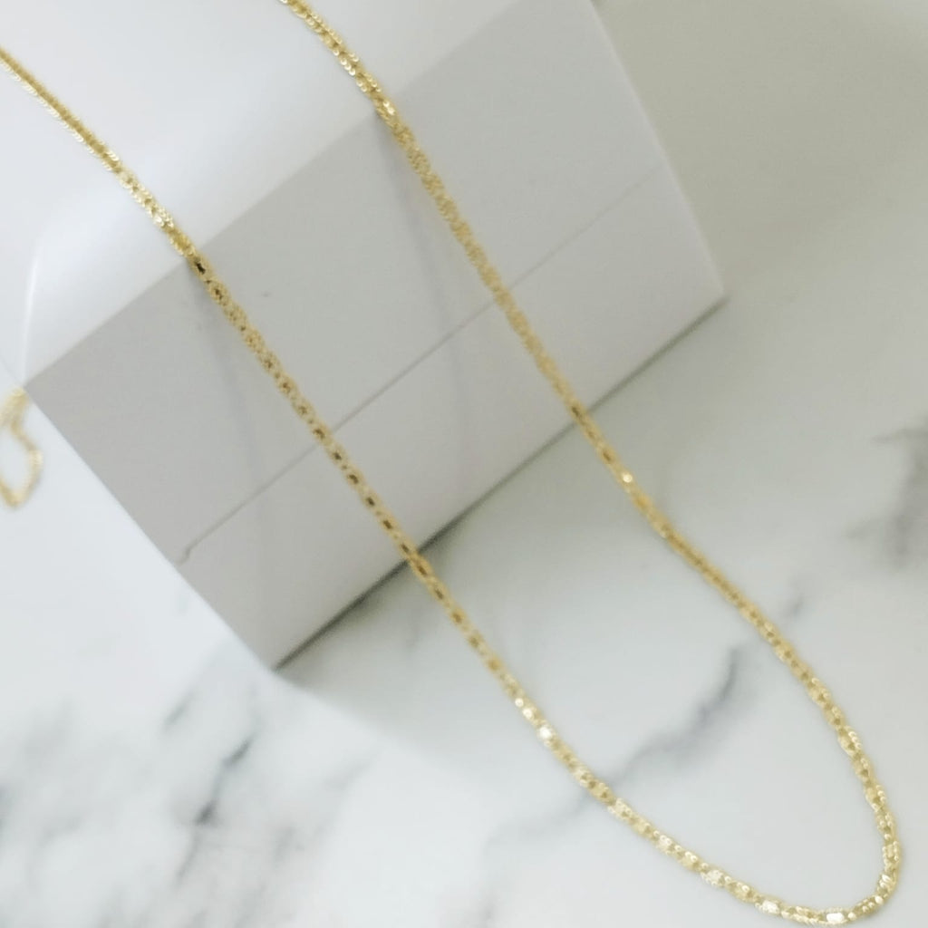 Cadena plana Tres Oros 50cm /1.95/gr ID: 3050