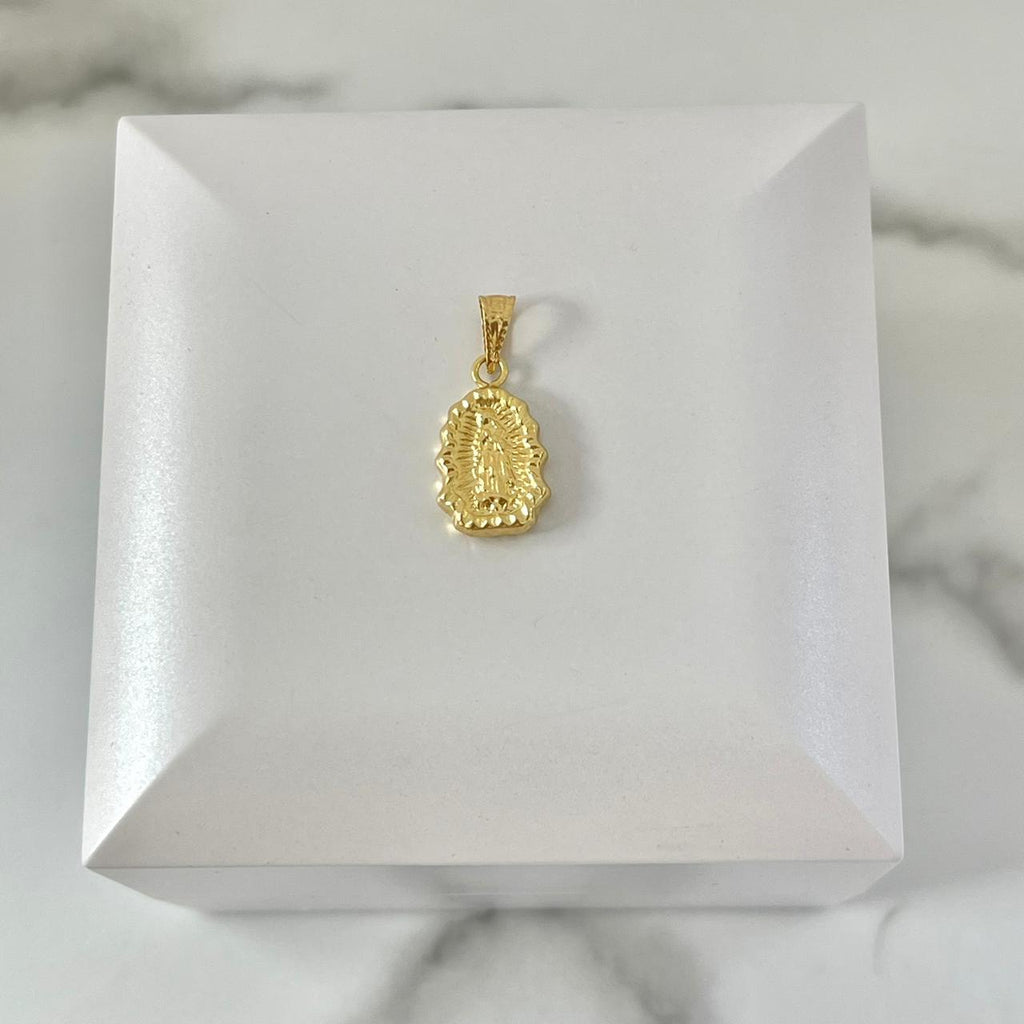 Dije virgen de Guadalupe Silueta 1.8CM / 0.51/gr ID: 3093
