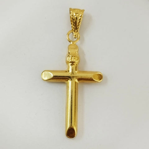 Dije cruz lisa 3.3cm / 0.89 /gr ID: 3067