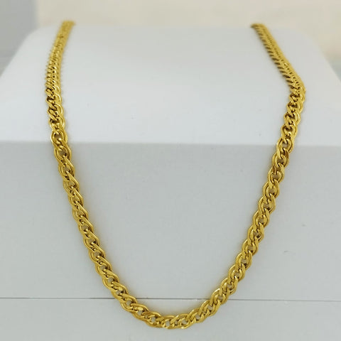 Cadena Cubana Doble 50cm /2.62/gr ID: 3133