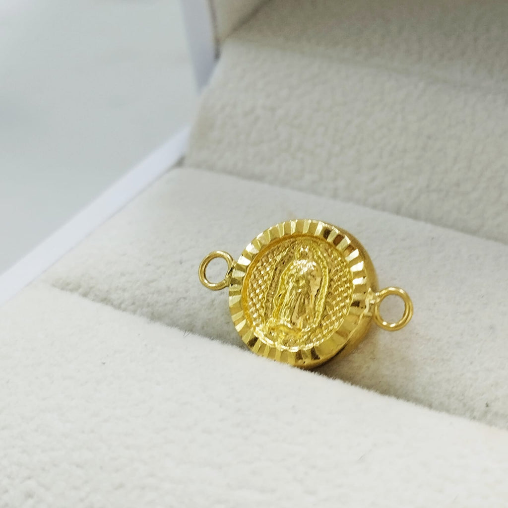 Herraje Guadalupe Diamantada 1.7cm /0.76/gr ID: 2798