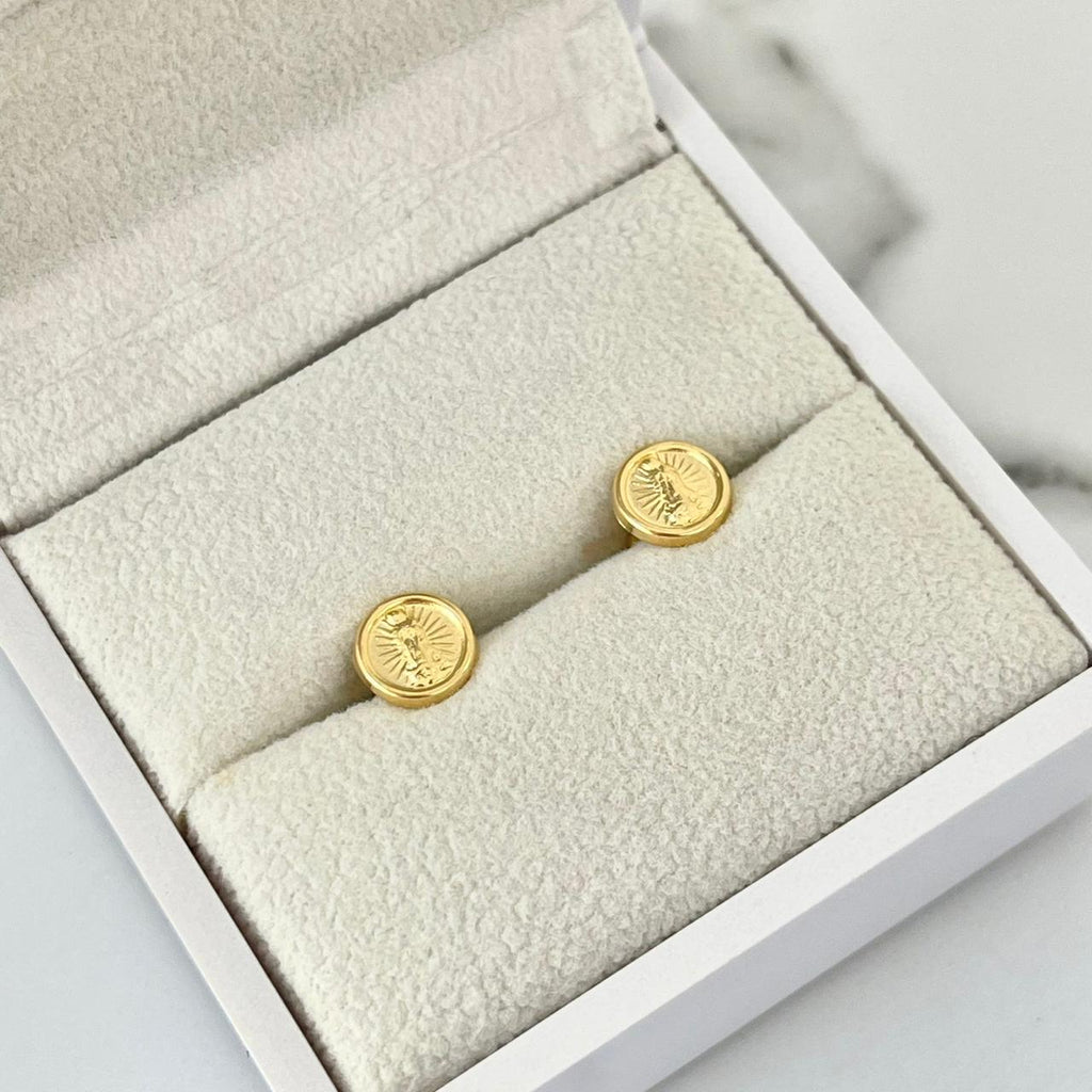 Topo virgen Guadalupe redondo troquel 7mm 0.81/gr ID: 3203