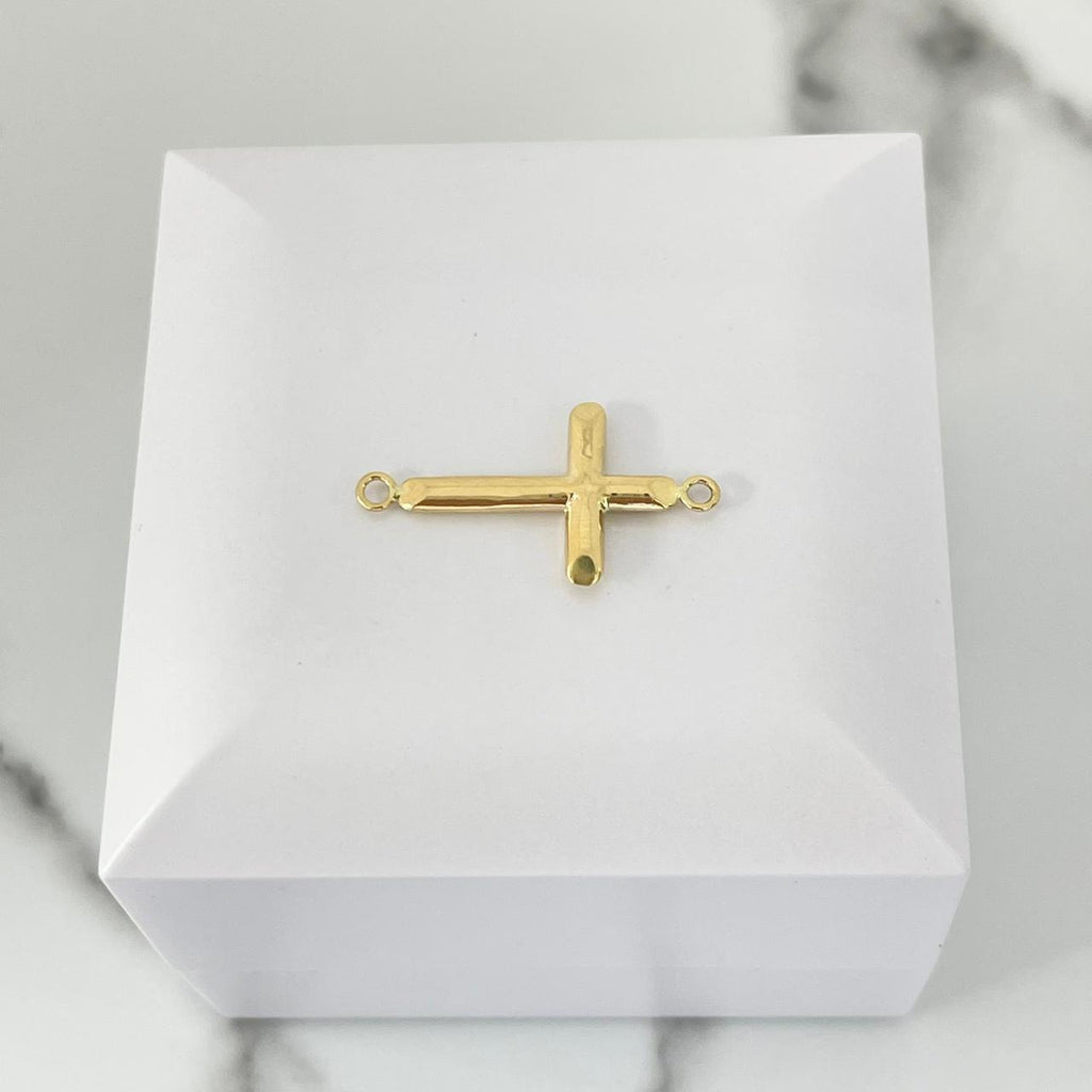 Herraje Cruz Lisa 2.5cm /0.5/gr ID: 3227