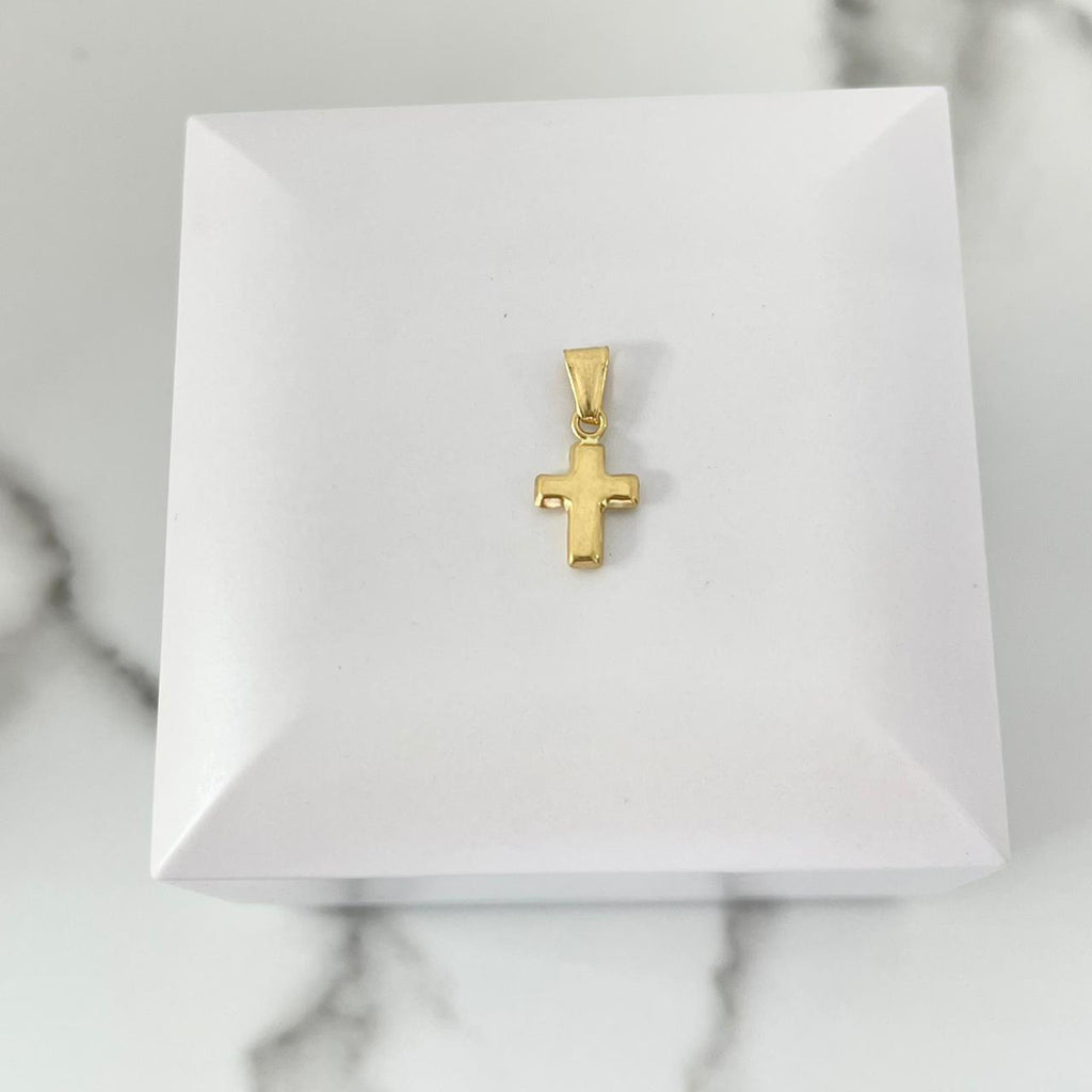 Dije Cruz Lisa 1.6cm /0.25/gr ID: 3211