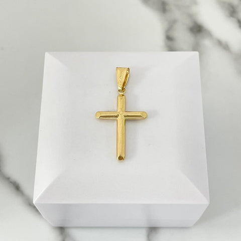 Dije cruz lisa 3.3cm / 0.89 /gr ID: 3067 Ref: 3067