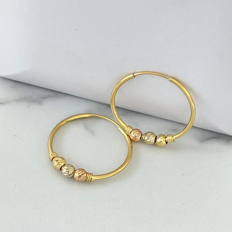 Candonga Imperdible Tres Oros 2cm /1.17/gr ID: 3246