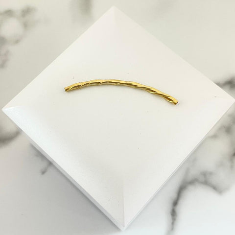 Herraje tubular entorchado 4cm /0.29/gr ID: 3260