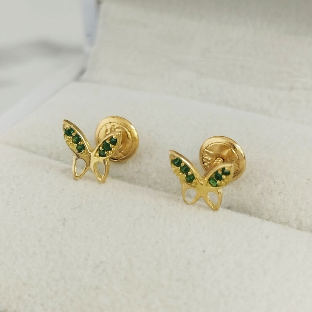 Topo Mariposa Circon Verde 7mm /0.8/gr ID: 525