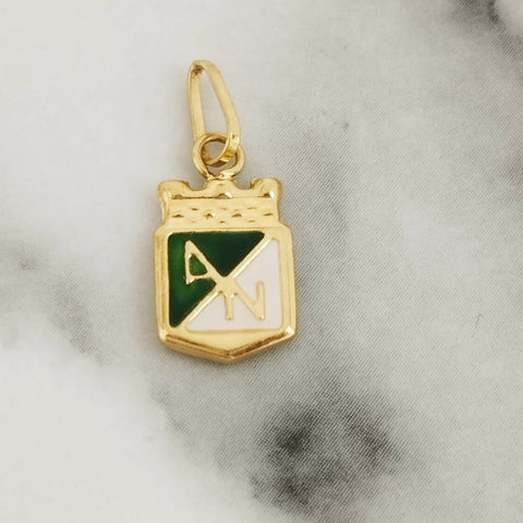 Dije Escudo Atletico Nacionl 1.7cm /0.45/gr ID: 611