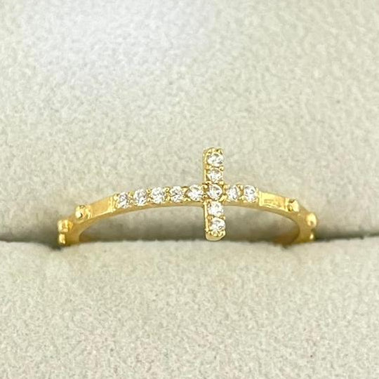 Anillo Rosario Circon Blanco T8 /1.5/gr ID: 710