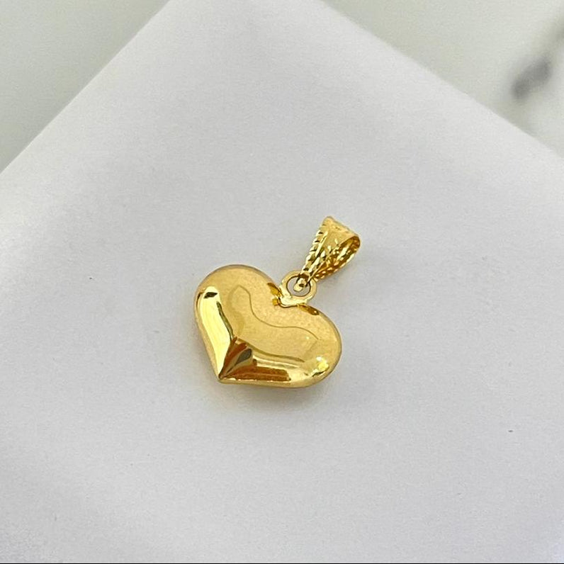 Dije Corazon Inflado 1.5cm /0.6/gr ID: 701