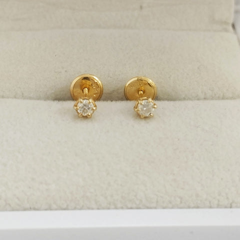 Topo Diamante 3mm 9pts 0.5gr seis uñas ID: 385