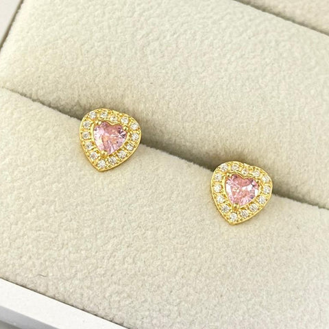 Topo Corazon Circon Rosa 8mm /1.4/gr ID: 829