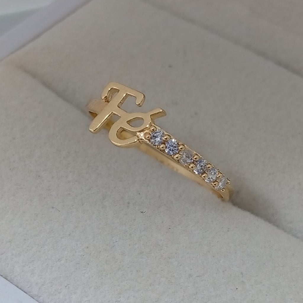Anillo Fe Circon Blanco T6 /0.95/gr ID: 1079