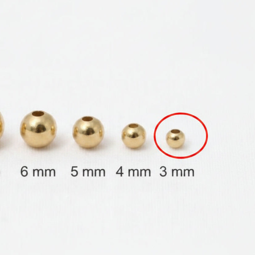 Bola lisa 3mm Amarilla 0.028gr ID: 1006