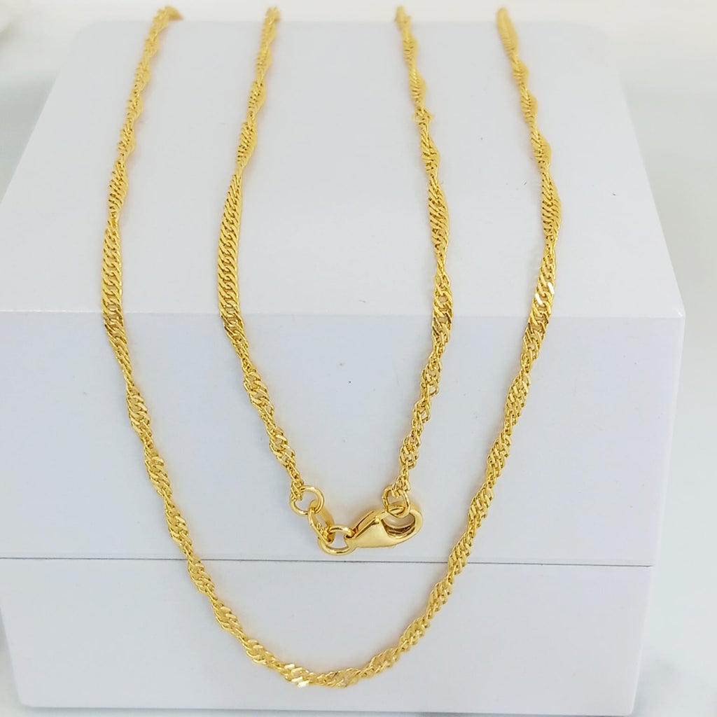 Cadena Singapur Oro 18kl 60cm /1.95/gr ID: 1166