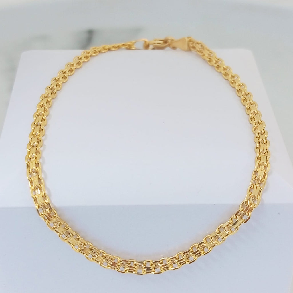 Pulso Chino it Oro Amarillo 18KL 2.29gr 20cm 3mm ID: 1161