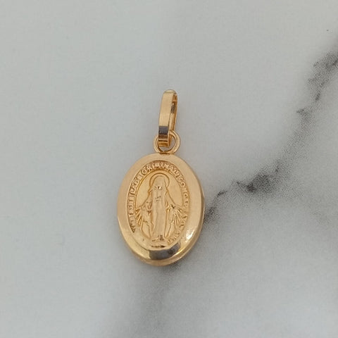 Dije Virgen Milagrosa 1.7cm /0.5/gr ID: 1113